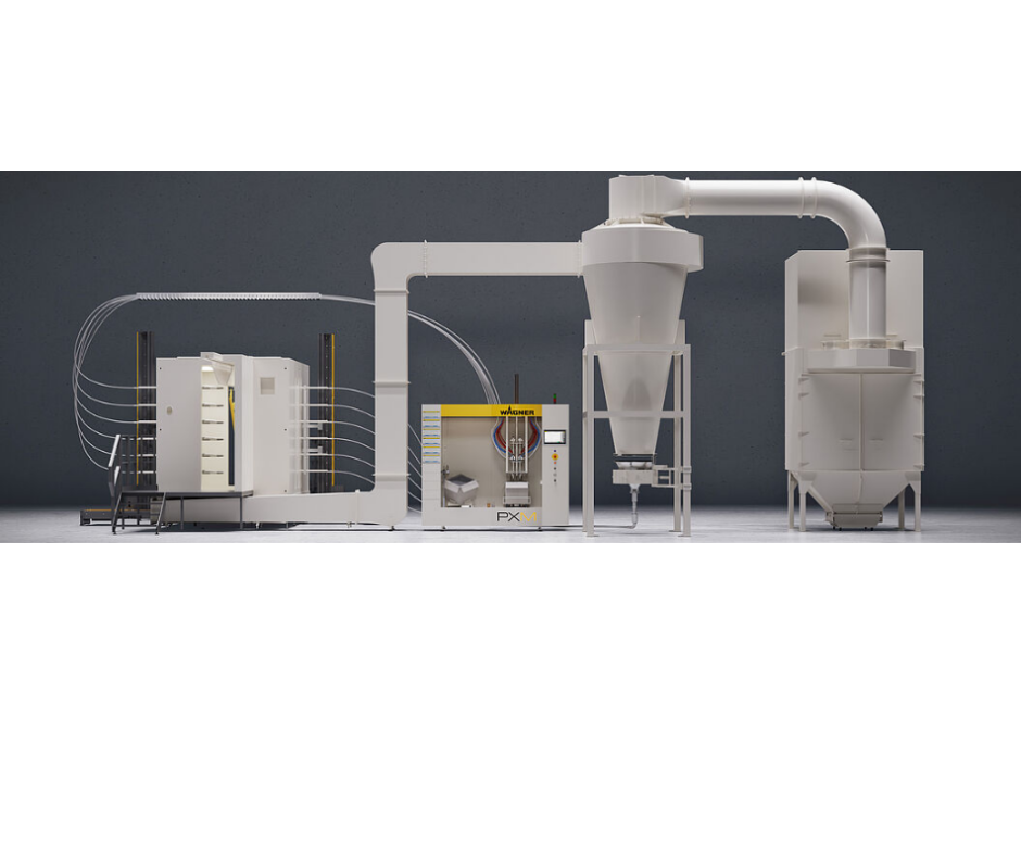 Electrostatic painting system: Wagner PXE powder center (E-line system)